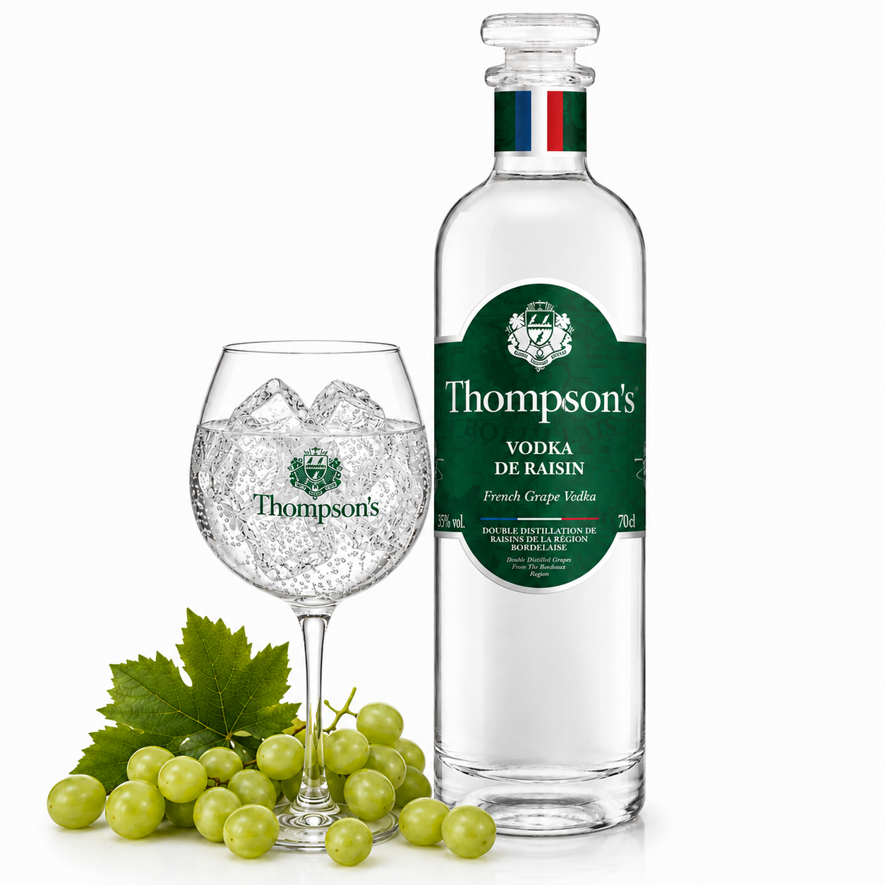 THOMPSON'S VODKA DE RAISIN 43% 70CL